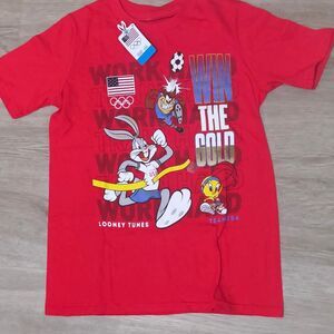 Looney Tunes x Team USA “Win The Gold” T-Shirt – Size S (Brand New)